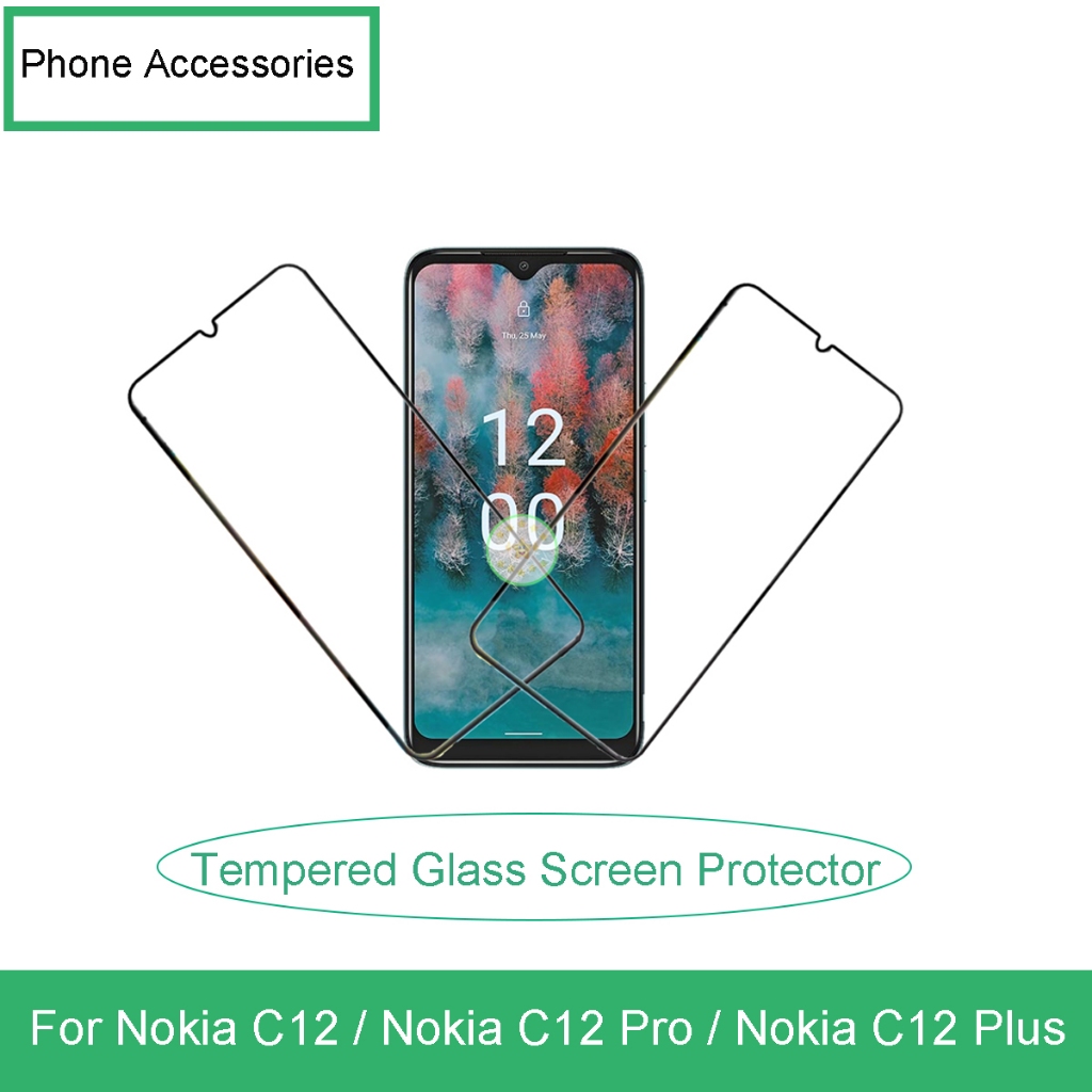 Dành Cho Nokia C12 / Nokia C12 Pro / Nokia C12 Plus Điện Thoại Di Động Kính Cường Lực Bảo Vệ Màn Hìn