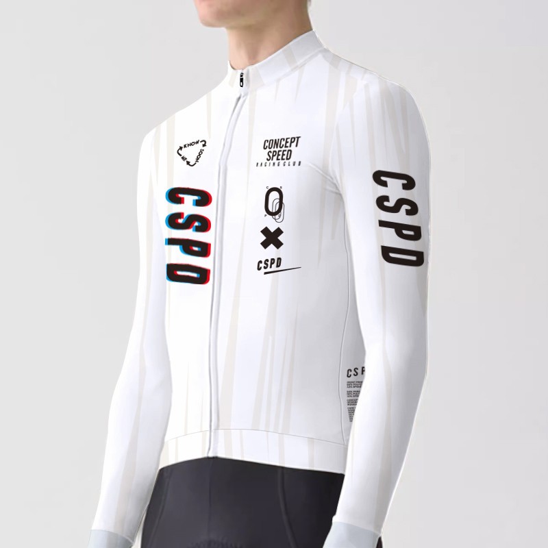 Cspd Áo xe đạp len lông cừu ấm áp, chống gió lạnh cho mùa đông