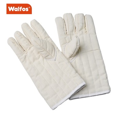 Walfos Cotton Dày Chịu Nhiệt Và Chống Mài Mòn Nhà Bếp Nướng Và Chống Cháy Găng Tay