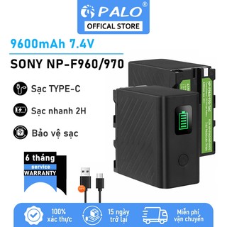 Pin máy ảnh PALO Sony NP-F960 / 970 Dung lượng 9600mAh