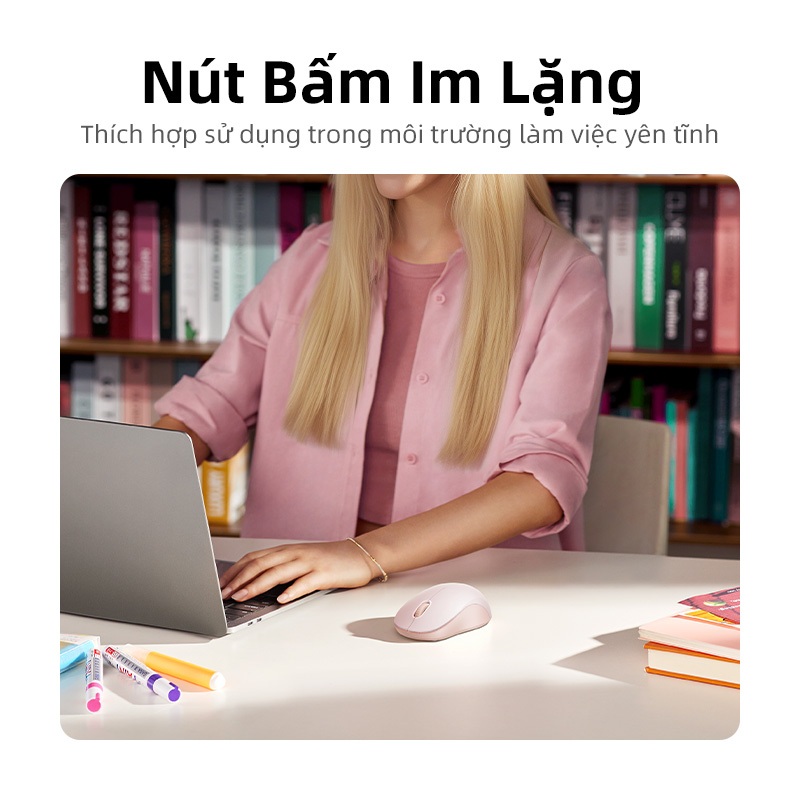 Chuột không dây UGREEN 3 nút im lặng 2.4G với đầu thu Mini USB Cài đặt DPI 4 cấp độ 4000DPI Bluetooth Chế độ kép Tay trái và phải Máy tính xách tay đa năng PC / Mac / Linux | BigBuy360 - bigbuy360.vn