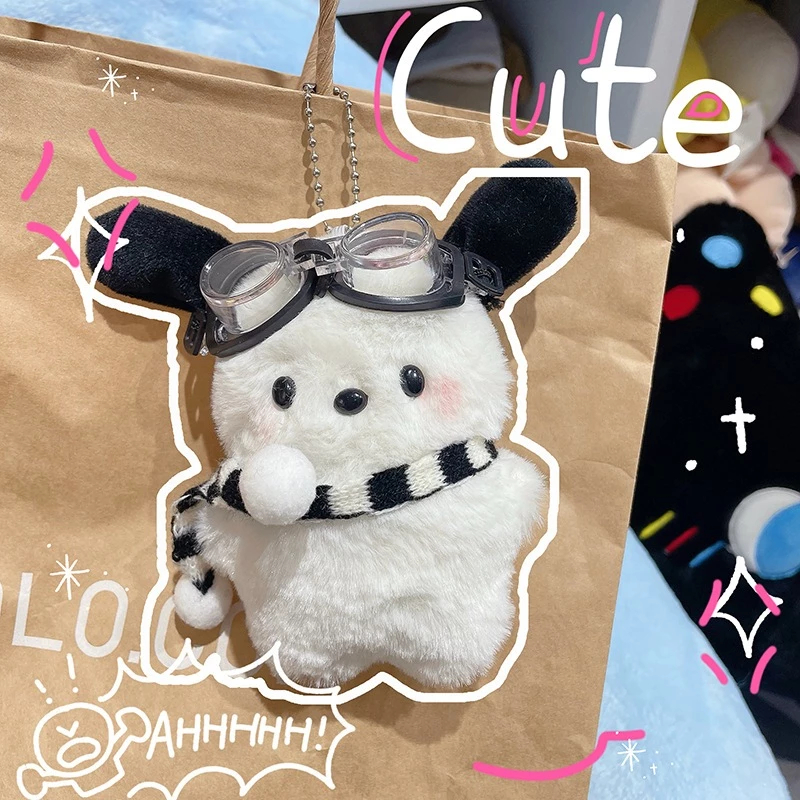 Dễ Thương pochacco Móc Khóa Hoạt Hình Jellycat Sang Trọng Con Chó Con Móc Khóa Ba Lô Phụ Kiện Bạn Bè