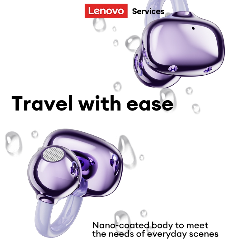 Tai nghe Bluetooth Lenovo RS102 IPX5 Chống nước HIFI Chất lượng âm thanh ENC giảm tiếng ồn cuộc gọi | BigBuy360 - bigbuy360.vn