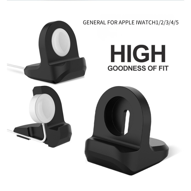 Silicone Charge Stand Holder Station Dock for Apple watch Series  1 2 3 4 5 Smart Watch Charger Stan