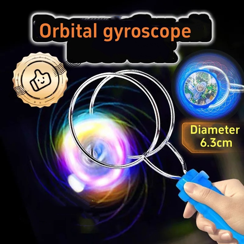 Magic Track Dạ Quang Top Trẻ Em Nhiều Màu Sắc Dạ Quang Bay Xoay Từ Tính Levitation Top