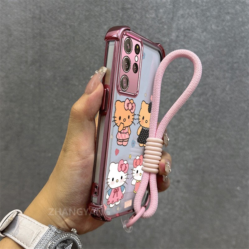 Ốp Lưng Dành Cho Samsung S24 S24 Plus S24 Ultra S24 FE Mạ Điện Cao Cấp Chống Rơi Vỏ Điện Thoại TPU T