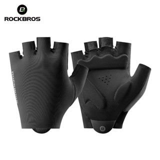 Găng tay xe đạp nửa ngón Rockbros - Co giãn, thoáng khí, chống trượt và giảm shock cho MTB và đường bộ