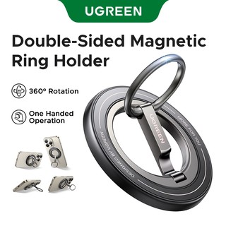  Giá đỡ nhẫn điện thoại từ tính hai mặt UGREEN cho MagSafe – Hợp kim nhôm 360° Tay cầm có thể điều chỉnh 