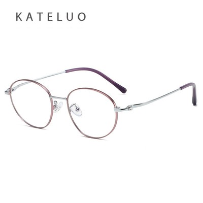 Kính Mát Kateluo Retro Siêu Nhẹ cho Nam Nữ, Chặn Ánh Sáng Xanh Model 19001