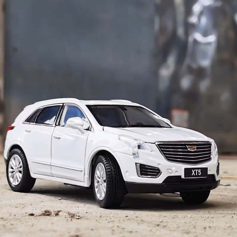 JKM 1: 32 Cadillac XT5 Hợp Kim Thu Nhỏ Xe Mô Hình Diecast Quy Mô Kim Loại Xe Âm Thanh & Ánh Sáng Đồ 