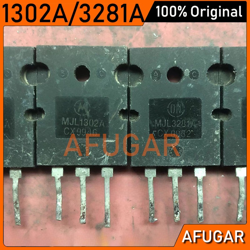 2 Cặp / Cái Đã qua sử dụng MJL1302A + MJL3281A bóng bán dẫn 1302A 3281A chính hãng Toshiba tháo gỡ b