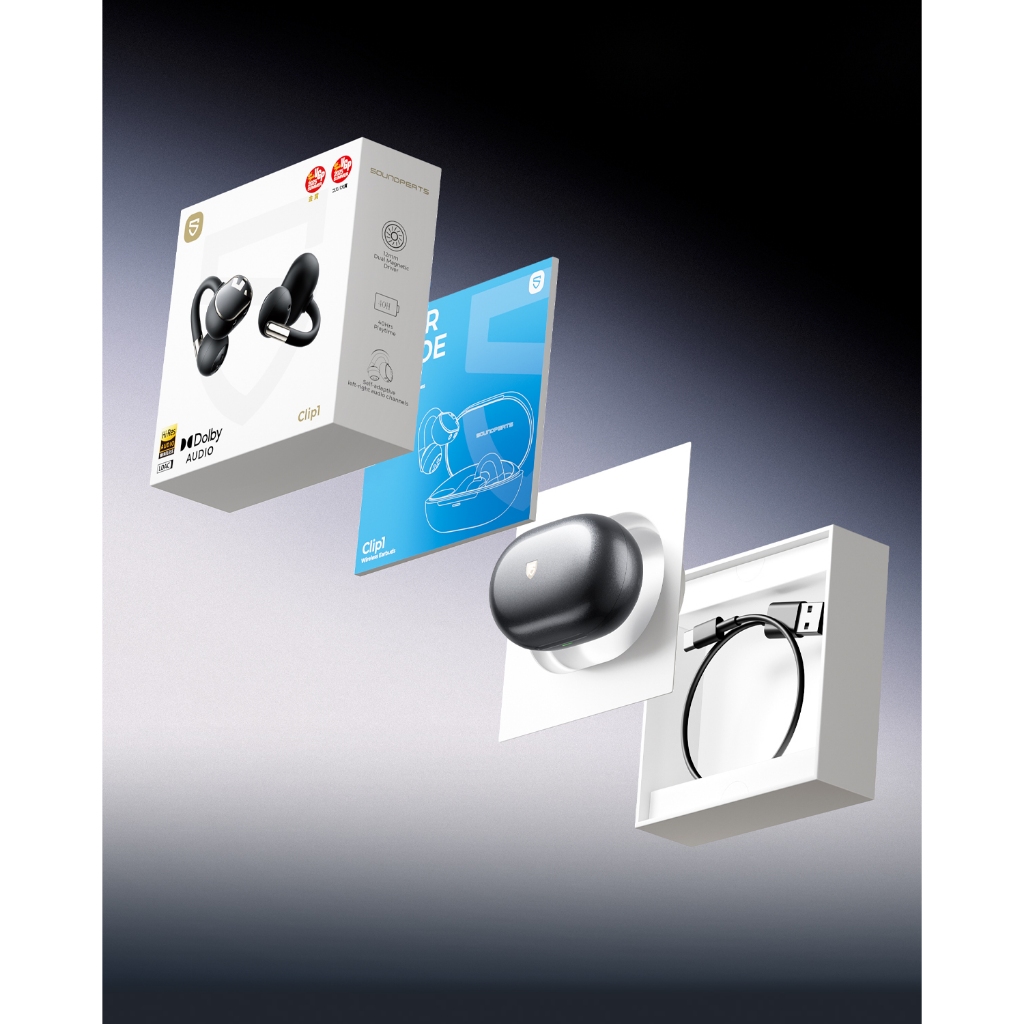 Tai nghe Opean-Ear không dây SoundPEATS Clip1 Bluetooth 5.4 hỗ trợ tai nghe không dây thực sự LDAC + Hi-Res | BigBuy360 - bigbuy360.vn