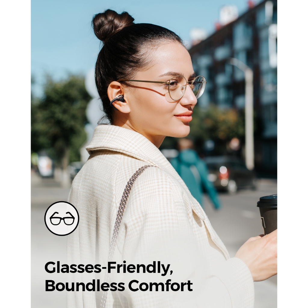 Tai nghe Opean-Ear không dây SoundPEATS Clip1 Bluetooth 5.4 hỗ trợ tai nghe không dây thực sự LDAC + Hi-Res | BigBuy360 - bigbuy360.vn