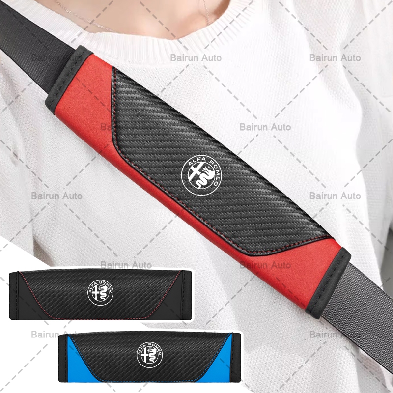 1 / 2 Chiếc Thiết Kế Công Thái Học Dây An Toàn Ô Tô Miếng Lót Vai Ô Tô Cho Alfa Romeo Spider Giulia 