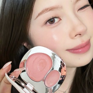  Forever key Kem má hồng 2 tông màu Kem má hồng bóng Rouge 