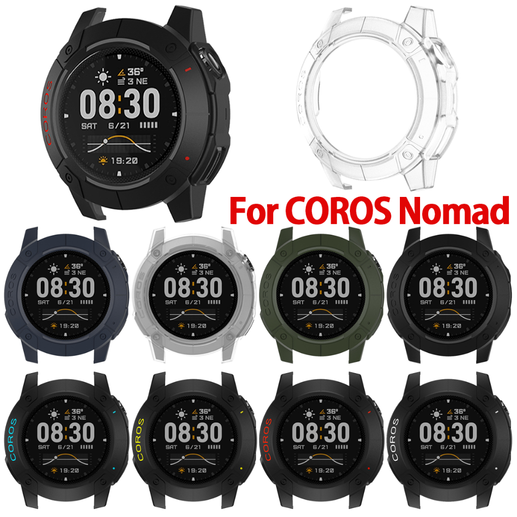 Vỏ PC Cho COROS Nomad Vỏ Đồng Hồ Thông Minh Bảo Vệ Vỏ Cứng Ốp Lưng Màn Hình Cạnh Quy Mô Chữ Số Vỏ Bả