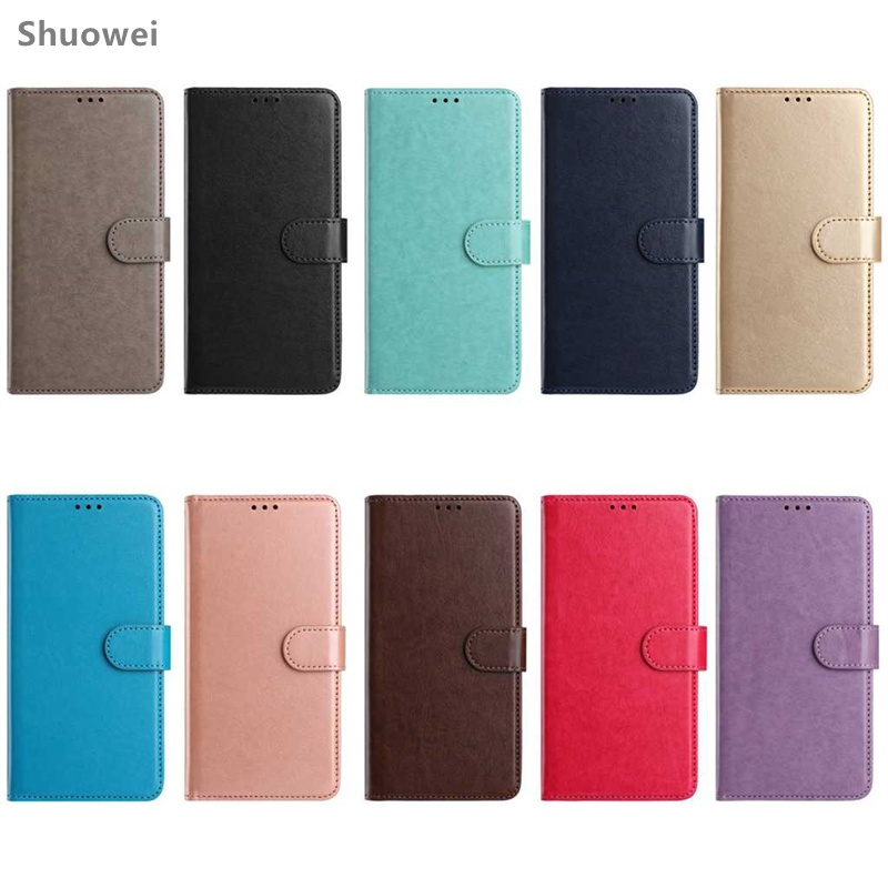 Lật Da PU Dành Cho Samsung Galaxy A06 A07 A16 A17 A26 A36 A56 F06 F16 5G Ví Khe Cắm Thẻ Bao Coque