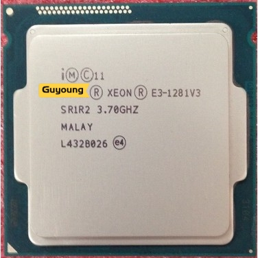 Bộ xử lý YZX Xeon E3 1281V3 E3-1281V3 E3-1281 V3 3.70GHz 8M LGA1150 CPU máy tính để bàn lõi tứ