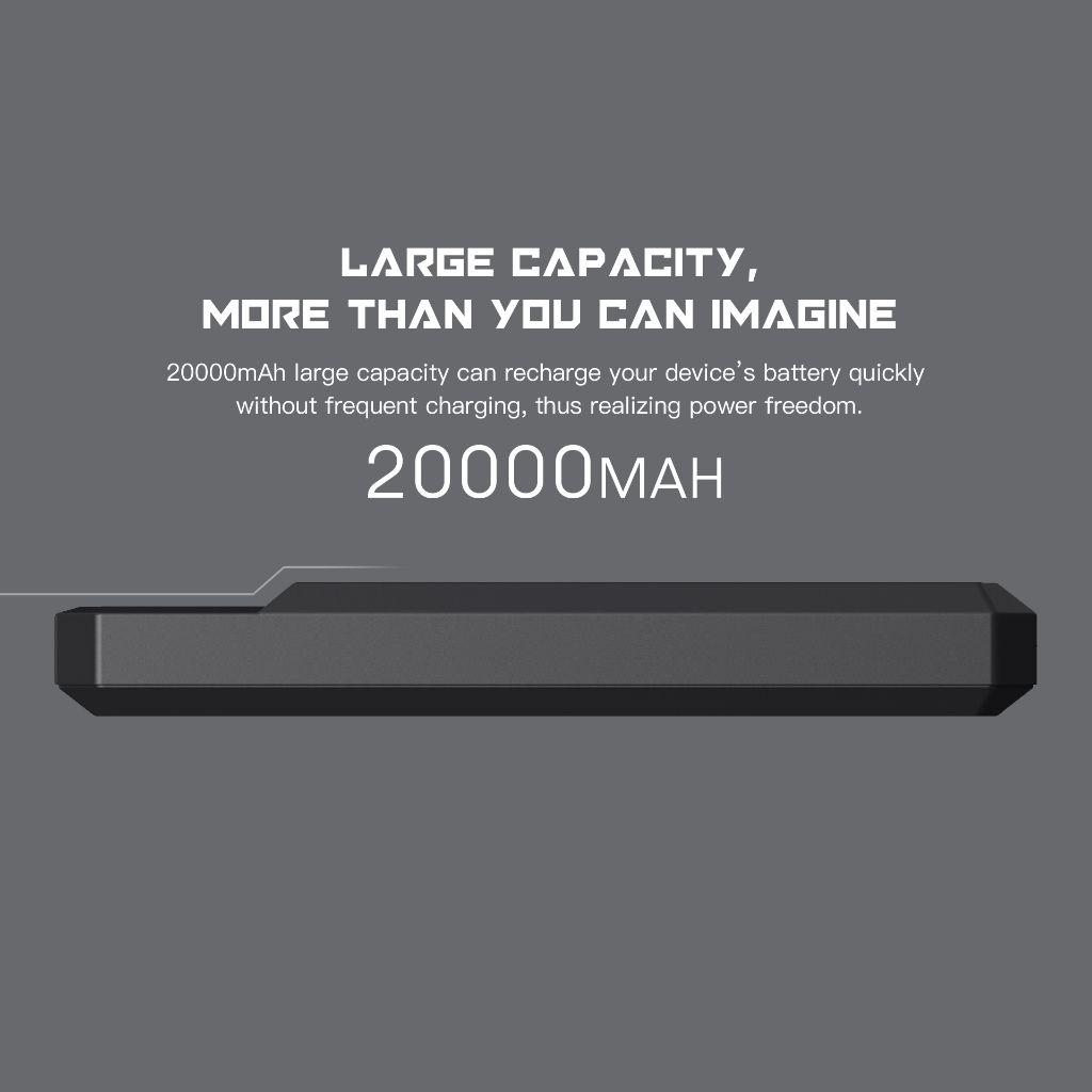 Sạc dự phòng từ tính ORSEN EW55 20000mAH PD 20w không dây USB Type C 100% chính hãng | BigBuy360 - bigbuy360.vn