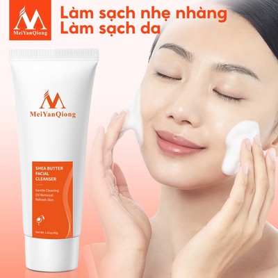 MeiYanQiong Sữa rửa mặt chiết xuất từ bơ hạt mỡ se khít lỗ chân lông dưỡng trắng da Kiềm Dầu thảo dược Sáng Cleanser Sâu Kiềm Dầu Cho Da Mụn Deep Cleansing Foam