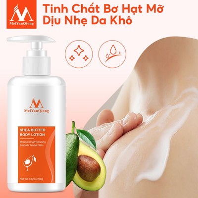 MeiYanQiong Kem Dưỡng Ẩm Từ Trái Bơ Chăm Sóc Da Toàn Thân Mịn Dáng Da Dưỡng Trắng Da Toàn Thân Da Mịn phù hợp cho mọi loại da Body Lotion 250g