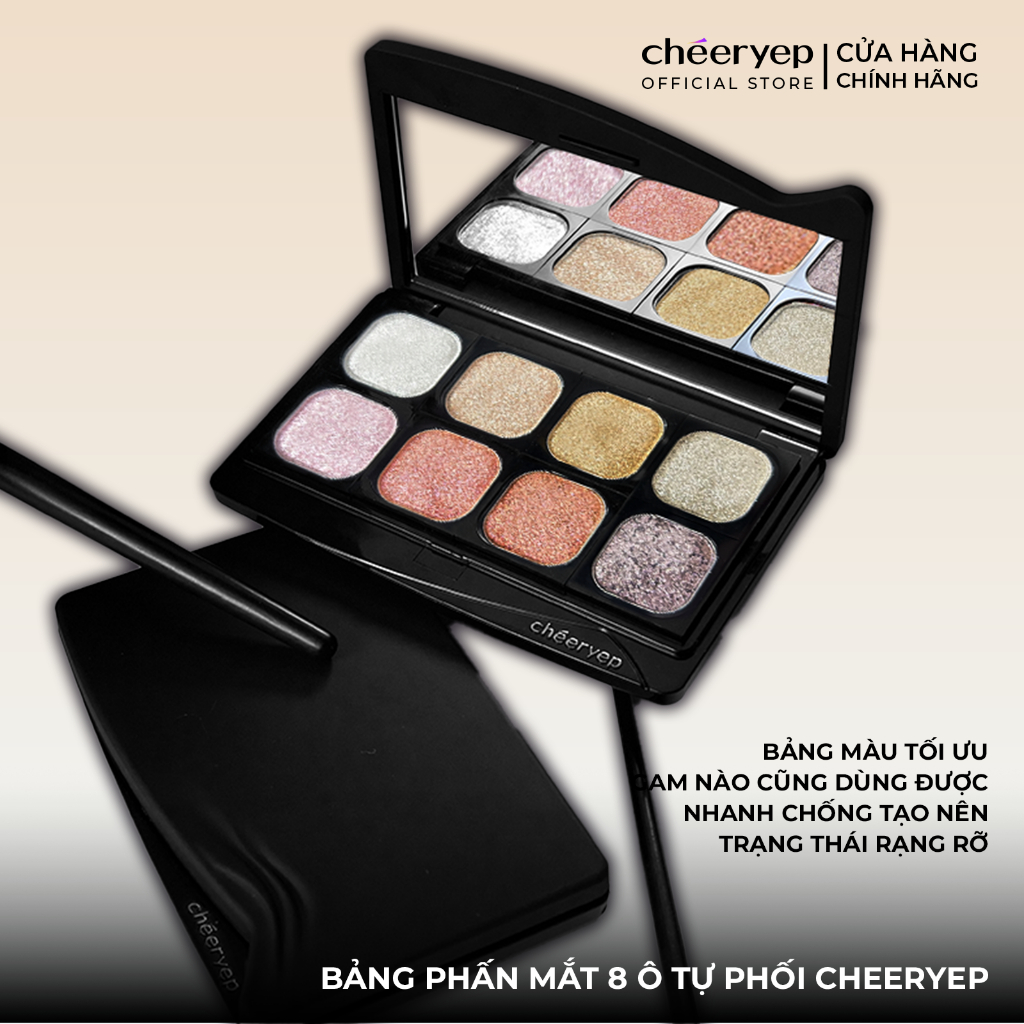 Bảng Phấn Mắt CHÉERYEP Galaxy Festival Nhũ Đa Sắc Bắt Sáng Lấp Lánh Phấn Mịn Dễ Tán Bền Màu | BigBuy360 - bigbuy360.vn