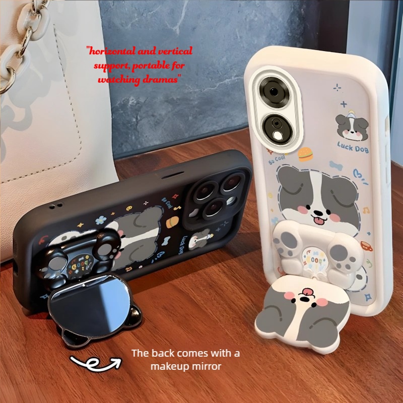 Ốp Lưng Cho OPPO A17 A17K A38 A18 A97 5G A60 Vỏ Điện Thoại Vỏ Mềm Chủ Đề corgi Dễ Thương Và Ngộ nghĩ