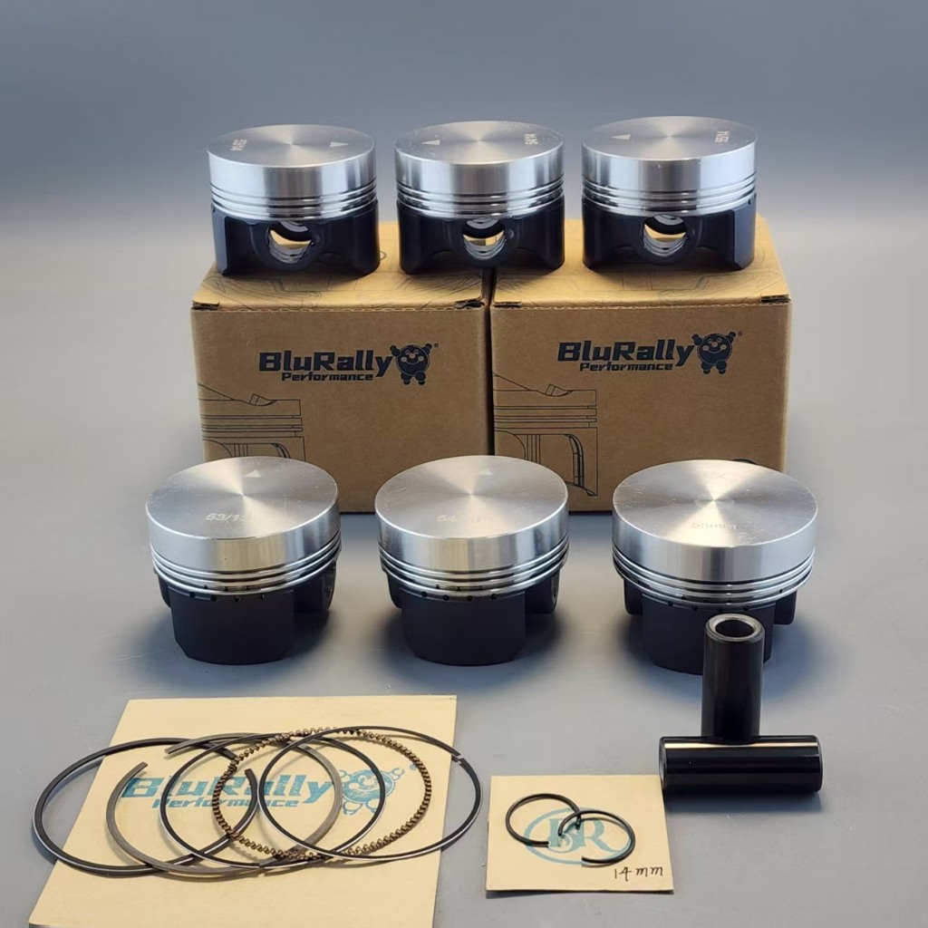 Dia.53mm / 53.5mm / 54mm / 54.5mm / 55mm Piston rèn xe máy với DLC pin13 & 14mm để đua và sửa đổi độ