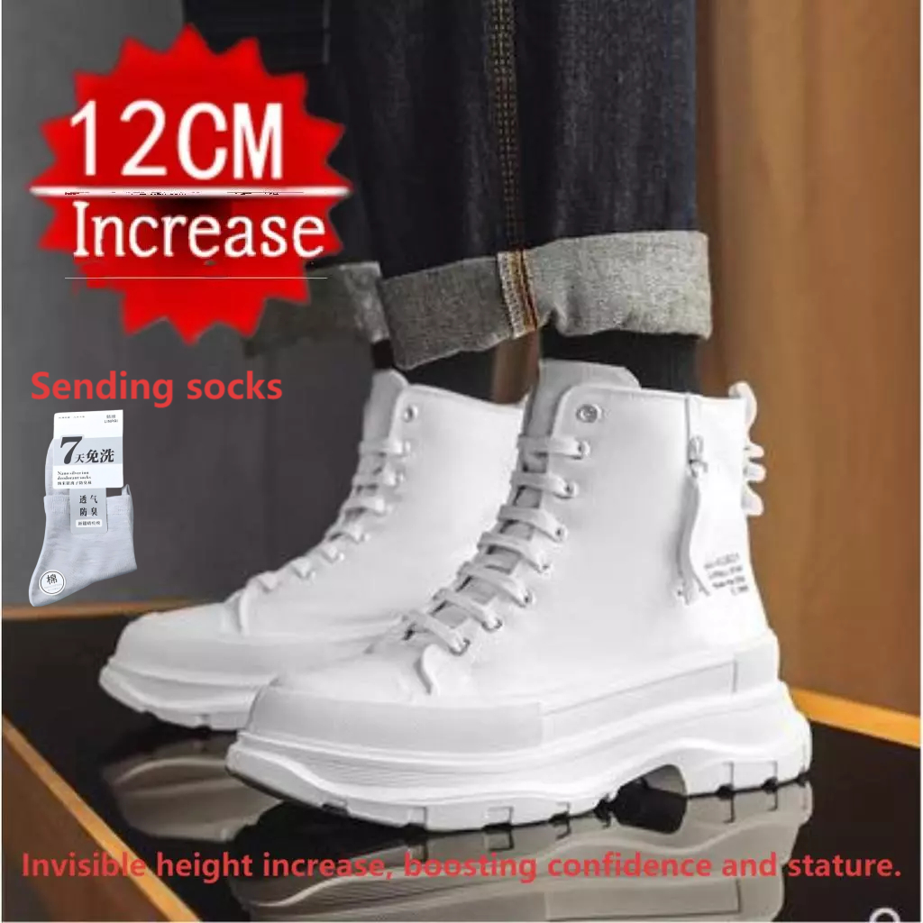 Giày Vải Nam Vô Hình Tăng Chiều Cao