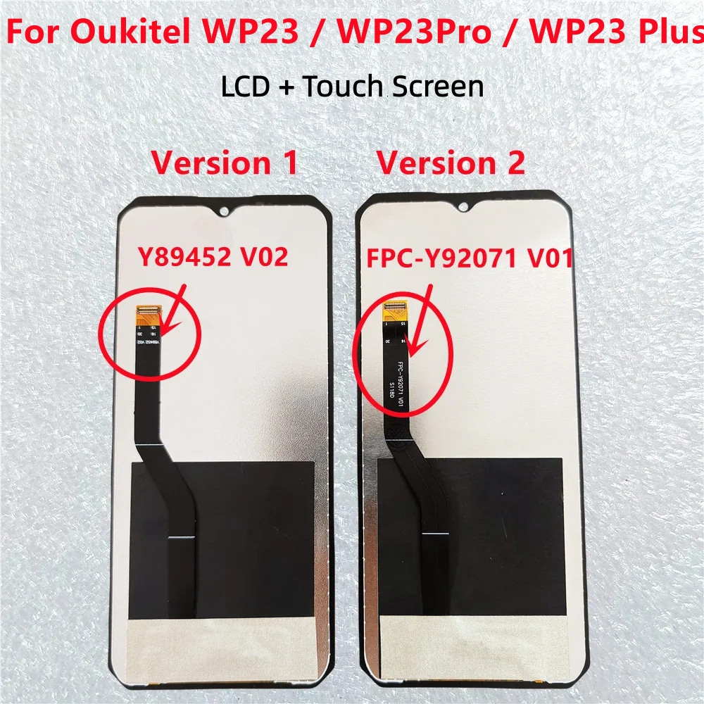 Hàng Chất Lượng Ban Đầu Cho Oukitel WP23 WP23 Pro Màn Hình LCD Lắp Ráp Thay Thế Cho Oukitel WP23 Plu