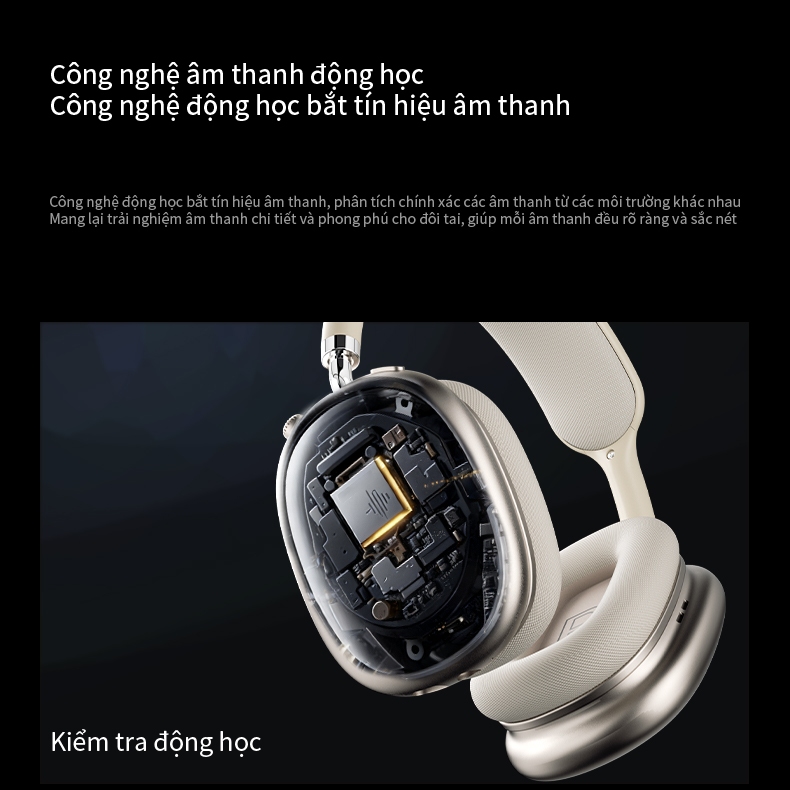 [Inrelax IN600] Tai nghe Bluetooth chụp tai kèm màn hình thông minh | Âm thanh vòm không gian sống động | Hi-Fi & pin bền | BigBuy360 - bigbuy360.vn
