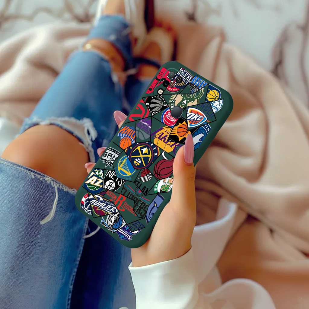 Dành Cho Infinix Hot 9 9Play 10 10i 10S 10 Chơi Vỏ Điện Thoại Đội Bóng Rổ Mềm Chống Sốc Vỏ Silicon