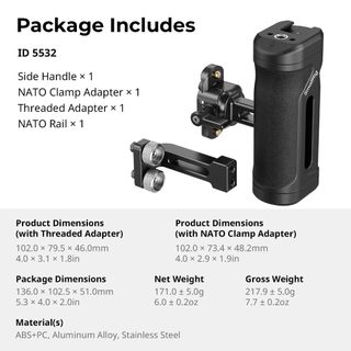 Bộ tay cầm mini nhẹ SmallRig 5532