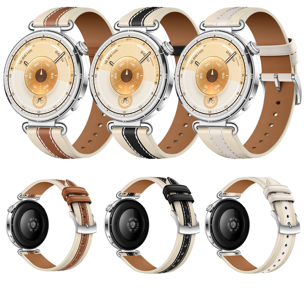 Thích hợp cho Huawei WATCH gt6 (41mm) GT5 / GT4 Dây da thật Dây đeo cổ tay 18mm Xiaomi WATCH s4 (41m