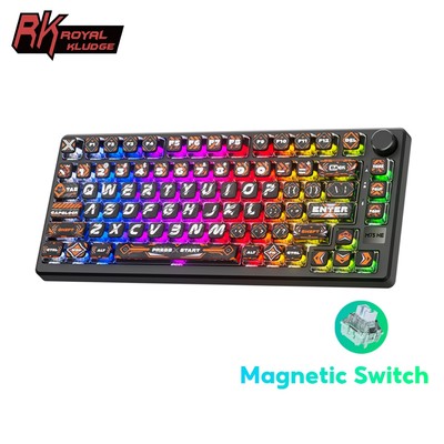 RK Royal Kludge RKM75 HE 8000Hz 8K Độ trễ siêu thấp với bàn phím cơ chơi game chuyển đổi từ tính