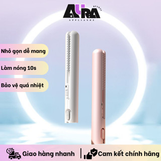  Máy Duỗi Tóc Mini AURA 2025 • USB Cầm Tay Tiện Lợi • Duỗi Thẳng & Uốn Cong • Dây Có Sẵn • #ZFB01 