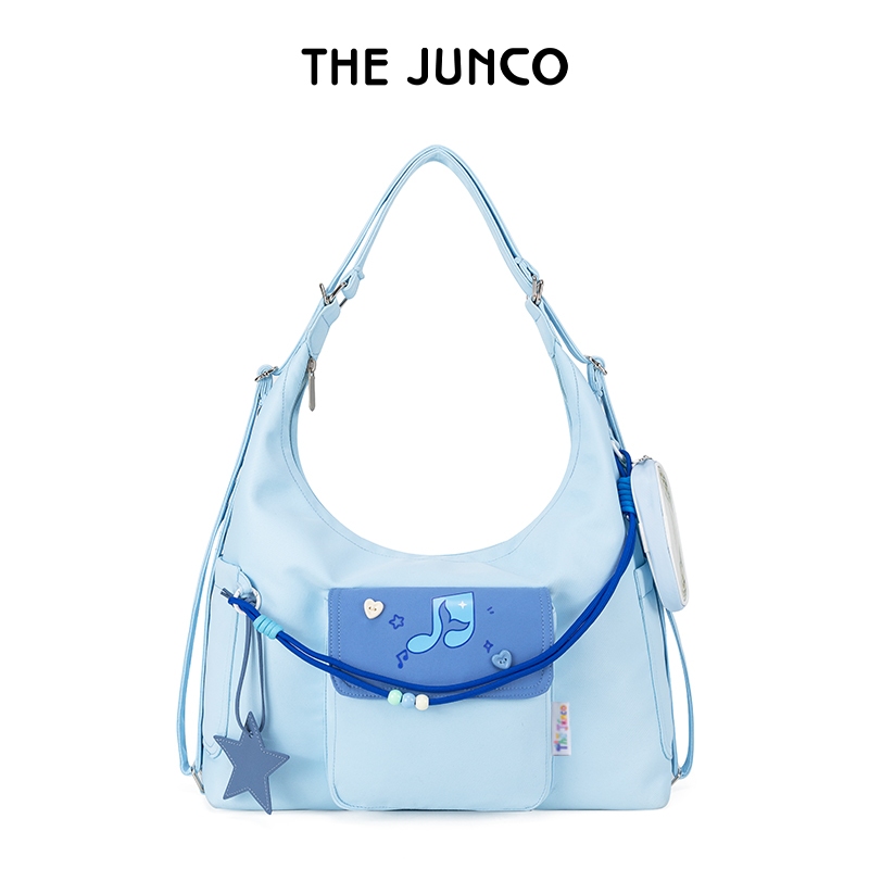 The Junco Tote túi lớn đau túi làm việc vai một túi satchel chéo vai màu xanh