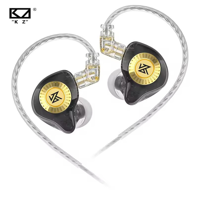 Tai nghe có dây KZ EDX Ultra HiFi 10mm Trình điều khiển động từ tính kép IEMs Tai nghe màn hình âm t