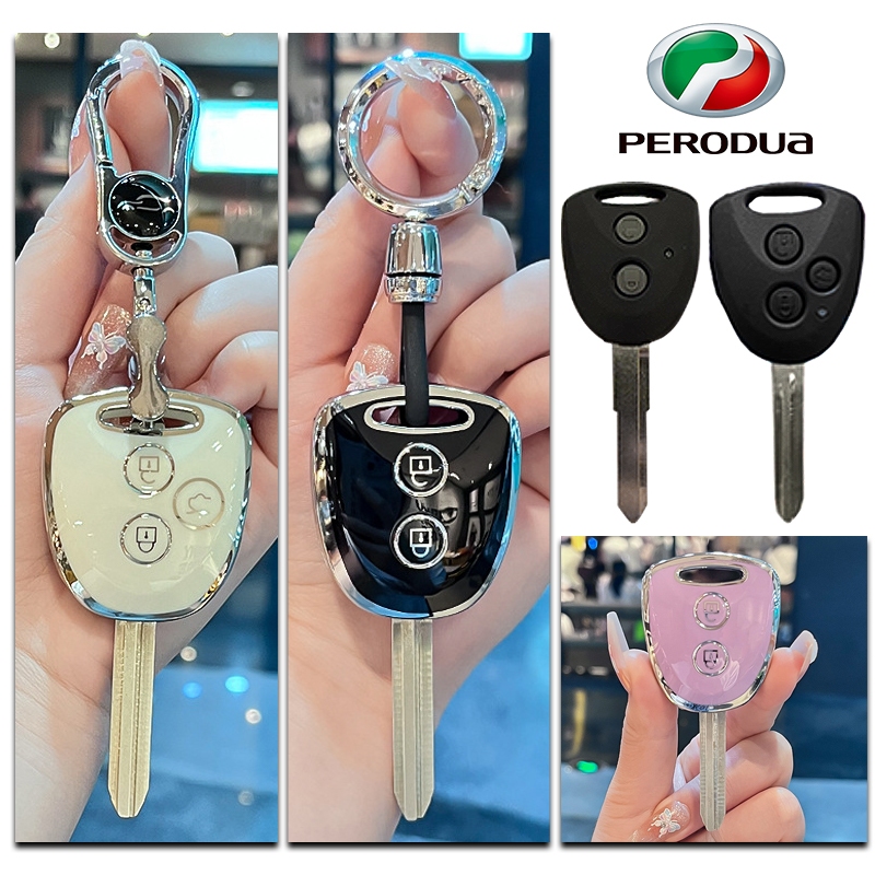 Vỏ chìa khóa Perodua cho Axia G Axia Gxtra Bezza Hộp đựng chìa khóa từ xa Bezza Vỏ chìa khóa Axia Hộ