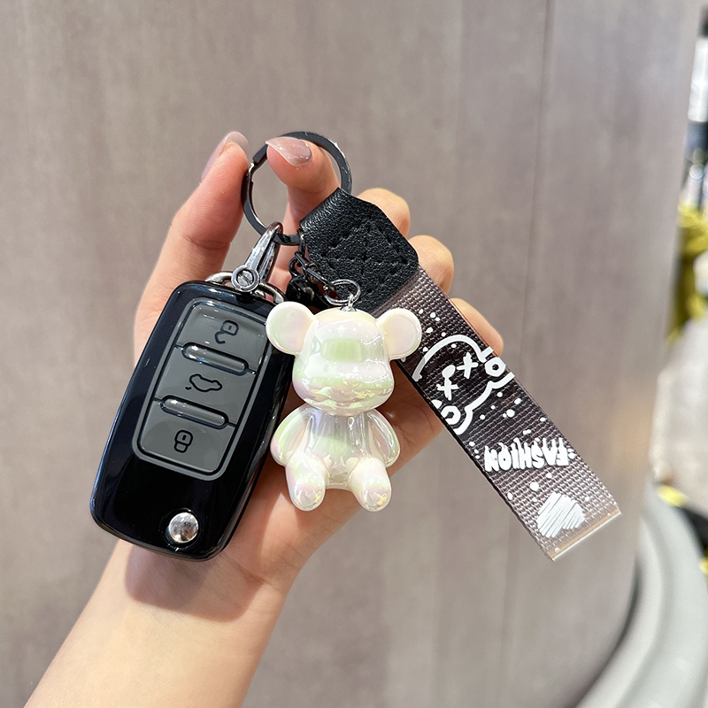 Trend Mall MỚI Mềm TPU Chìa Khóa Xe Ô Tô Dành Cho Xe Volkswagen VW Polo Tiguan Passat B5 B6 B7 Golf 