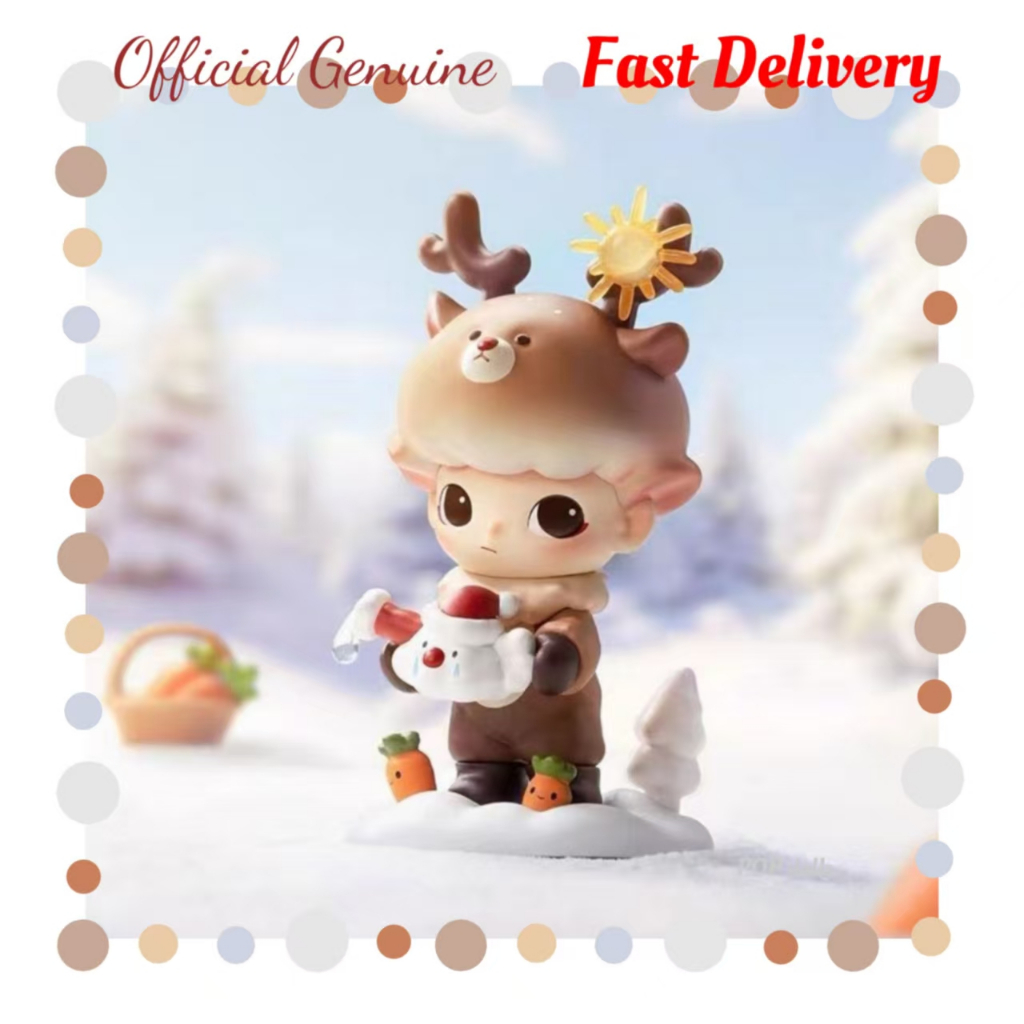 Chữ DIMOO Chính Hãng Từ Người Tuyết Series Blind Box 3d Handmade Giáng Sinh Dễ Thương