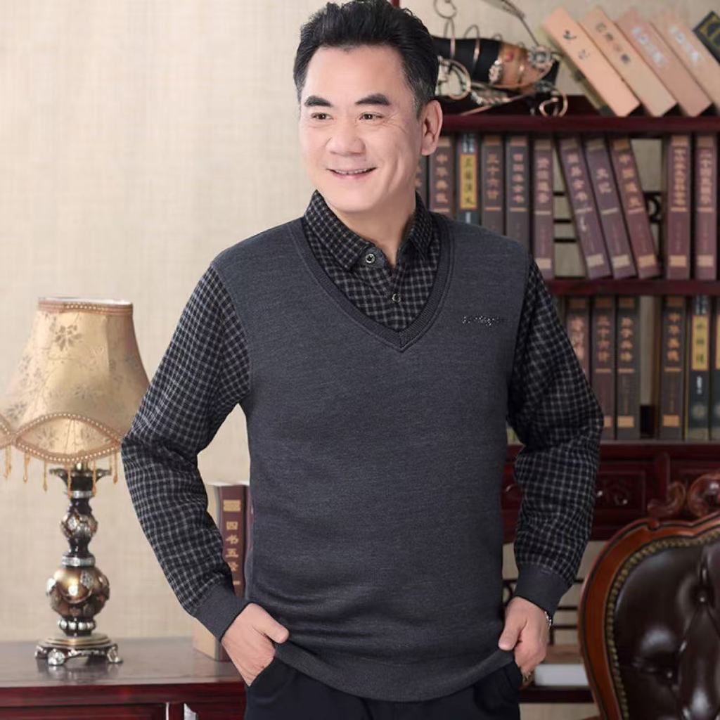 Áo khoác dày giữ ấm vào mùa đông cho nam trung niên 50-60 tuổi