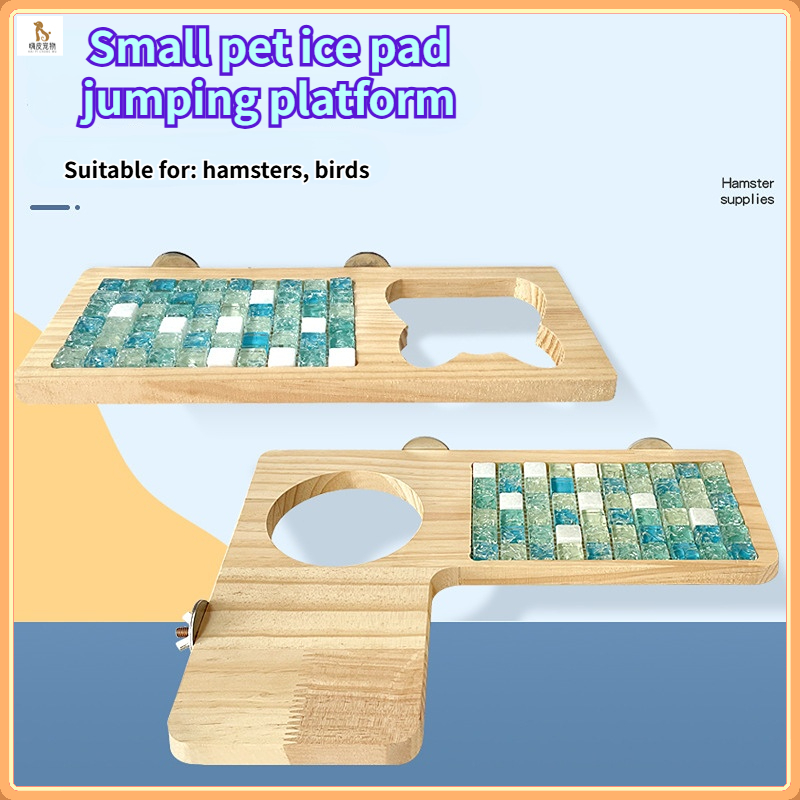 New Parrot Platform Cooling Pad Platform / Cooling and Cooling Plate Crystal Ice Pad / Nền tảng treo