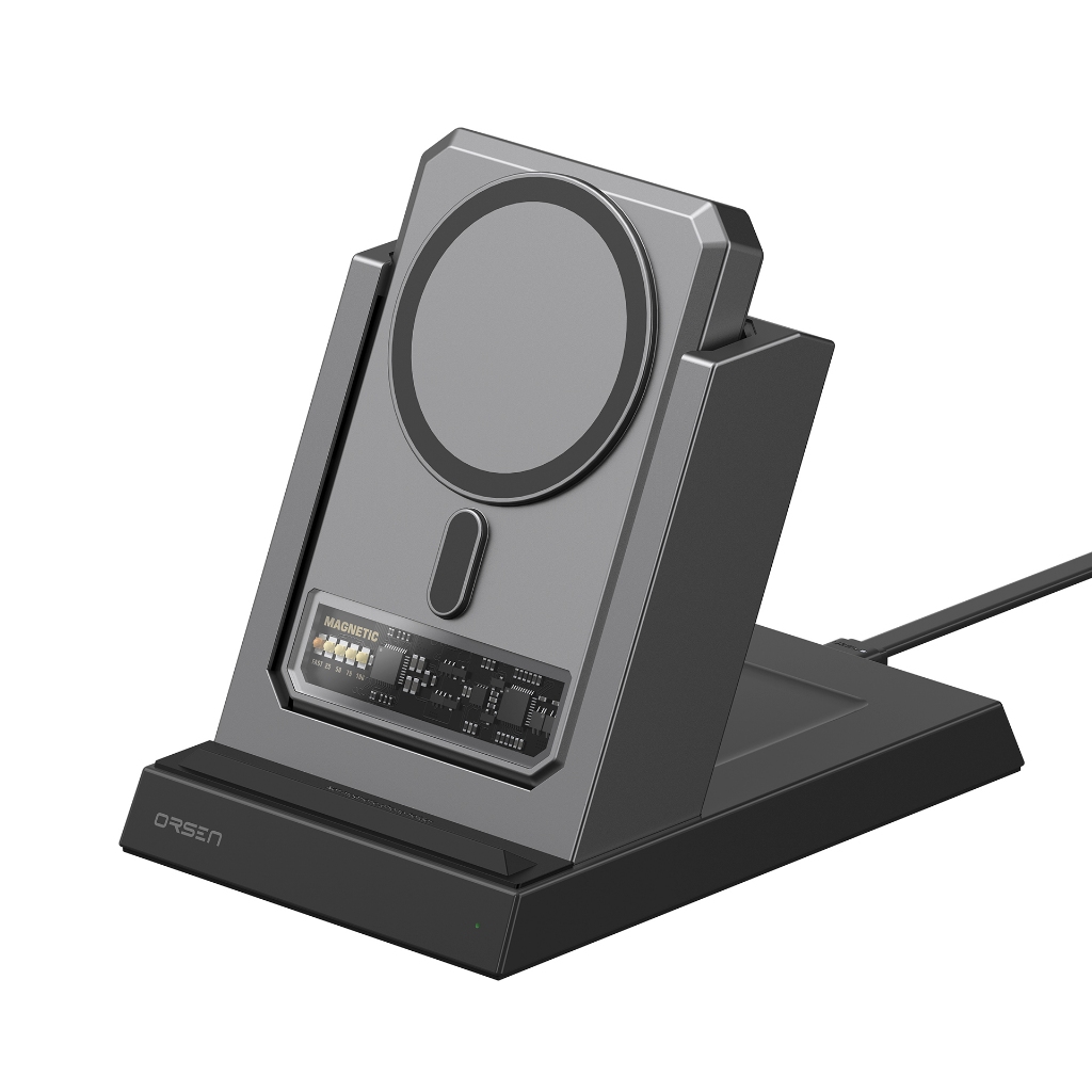 Bộ sạc không dây 4 trong 1 Orsen W5 + Sạc không dây Powerbank 10000mAh