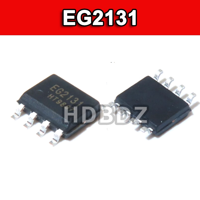 10~20PCS EG2131 SOP8  300V Chip truyền động nửa cầu một pha SMD 1.5A