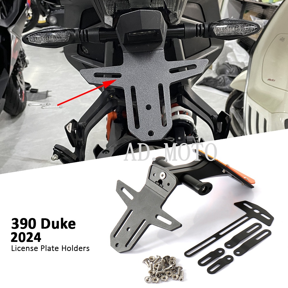 Dành Cho KTM 390DUKE 390Duke Duke 390 DUKE 2024 Xe Máy Mới Phía Sau Biển Số Giá Đỡ Giá Đỡ Đuôi Tidy 