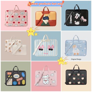 Túi đựng laptop chống nước chống sốc PU da 13.3 14 15.6 inch- Túi laptop