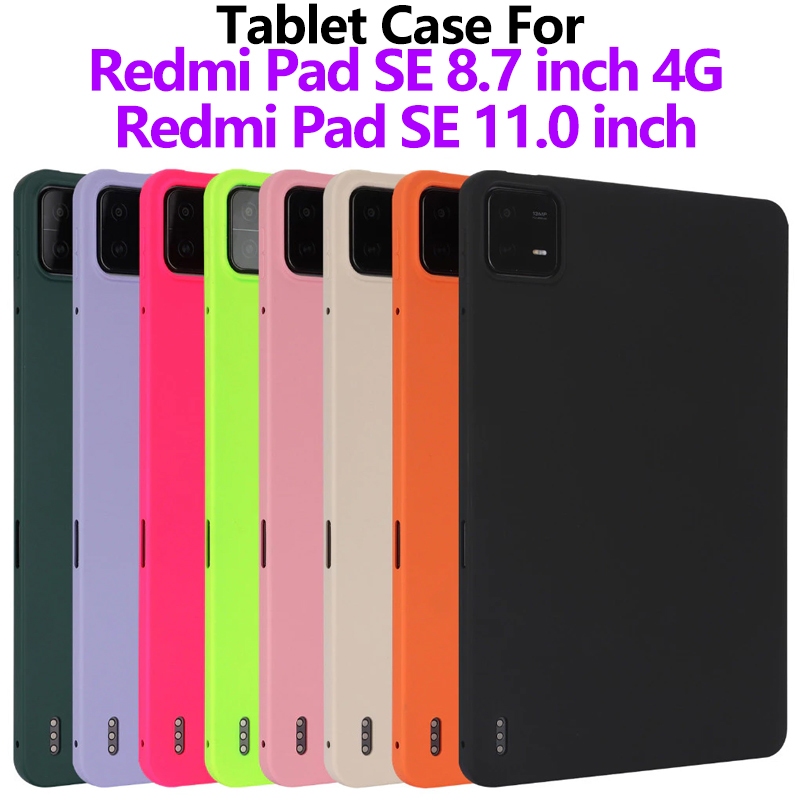 Redmi CASE Cho Redmi Pad SE 8.7 '' 4G REDMI PAD SE 11.0 inch 2023 Vỏ bảo vệ đầy màu sắc Vỏ Silicon m