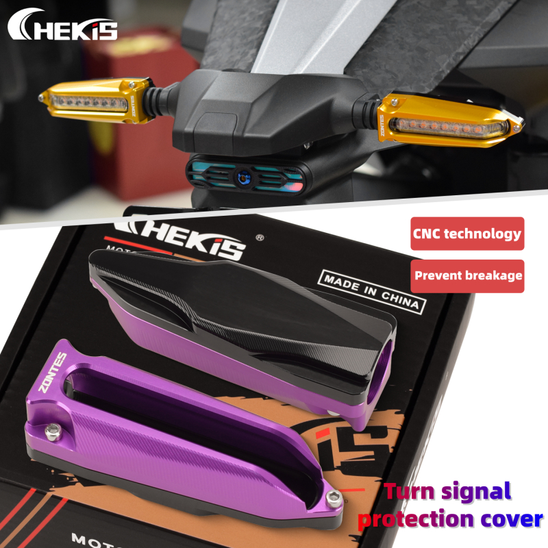 Chekis cho ZONTES 368G 703F 703R 703RR V1 V2 Sửa đổi nắp bảo vệ tín hiệu rẽ trước và sau đèn tín hiệ