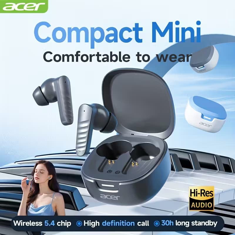 Acer Tai Nghe ko dây Bluetooth 5.4 chơi game chính hãng 30H Thời gian chơi dài…